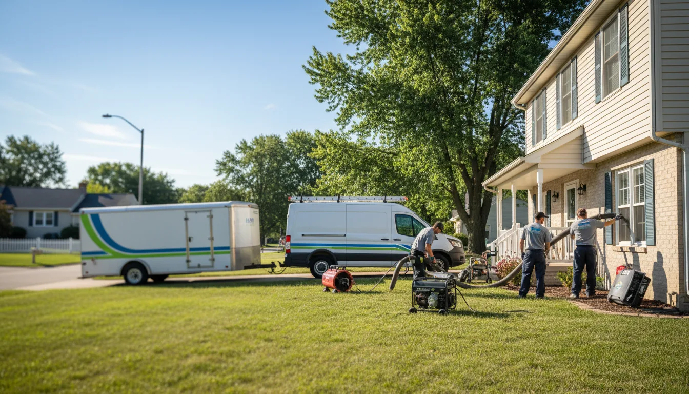 Flooded Basement Restoration And Cleanup With Repair in Saint Cloud, WI near me